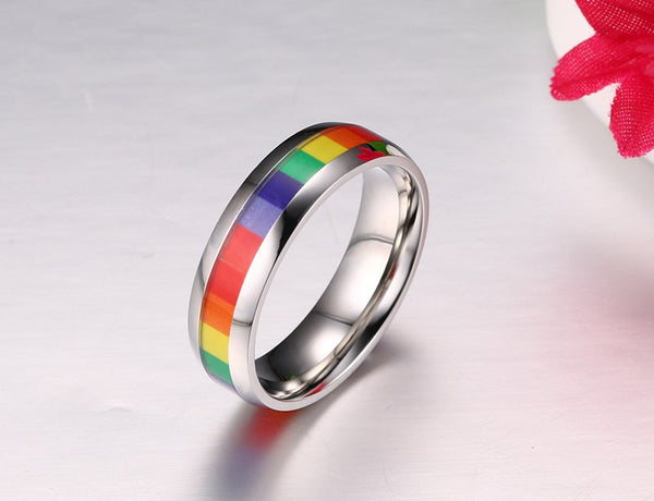 Rainbow Square Ring - Kay&P