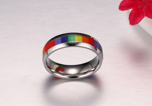 Rainbow Square Ring - Kay&P