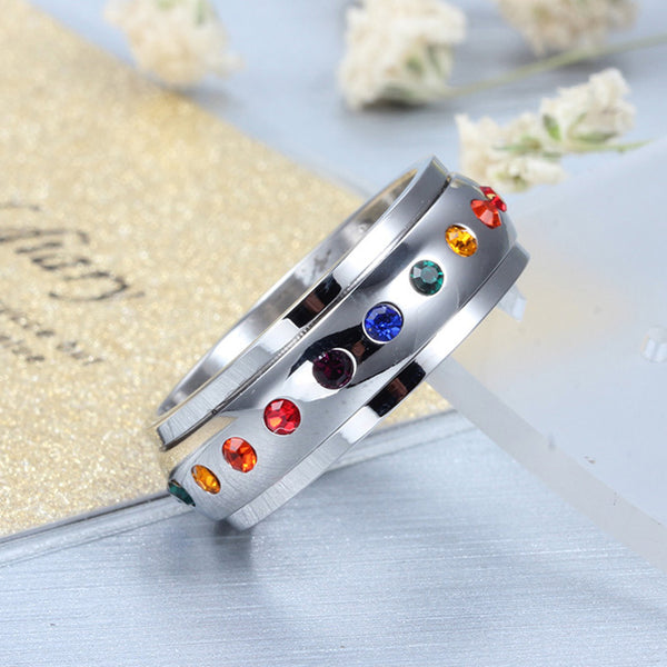 FREE Rainbow Crystal Ring - Kay&P