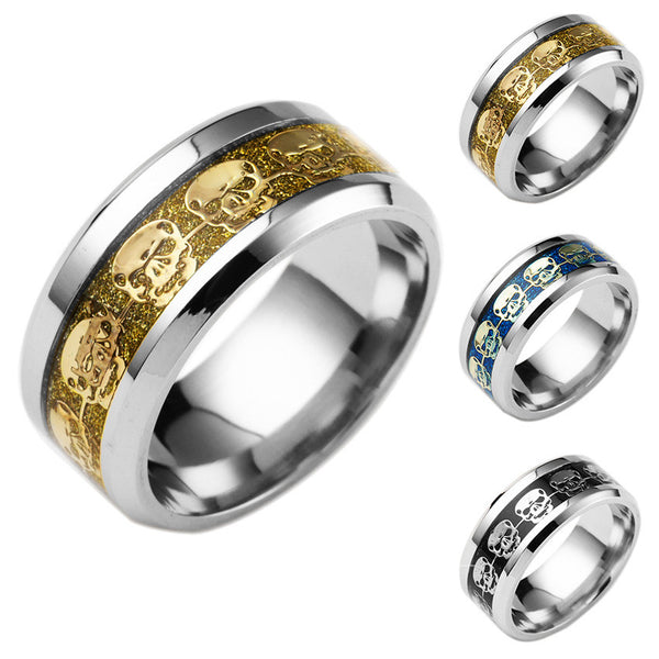 Stainless Steel Skull Ring - Kay&P