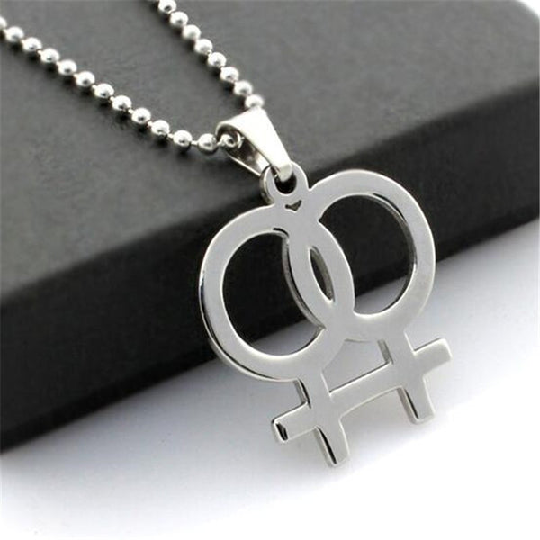 Stainless Steel Female-Female Necklace - Kay&P