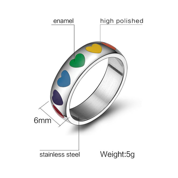 FREE Rainbow Heart Ring - Kay&P