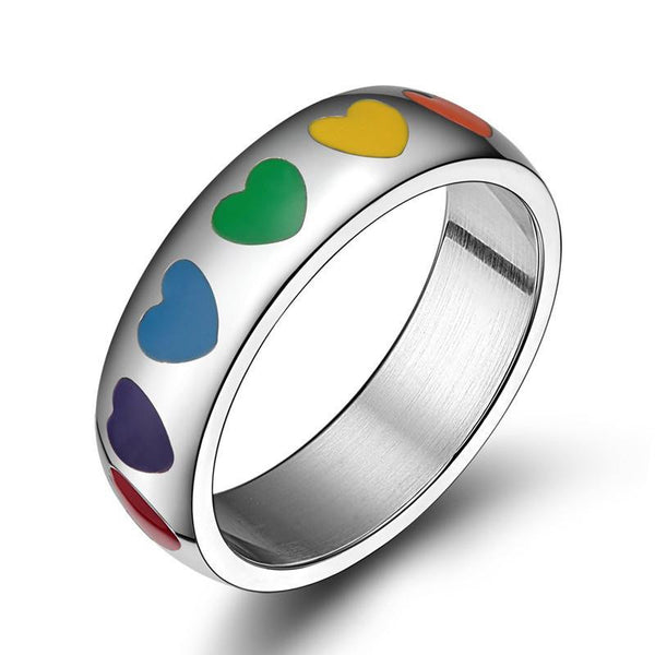 FREE Rainbow Heart Ring - Kay&P