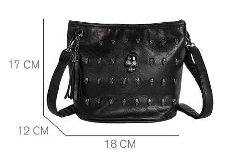 Skull Shoulder Bag - Kay&P
