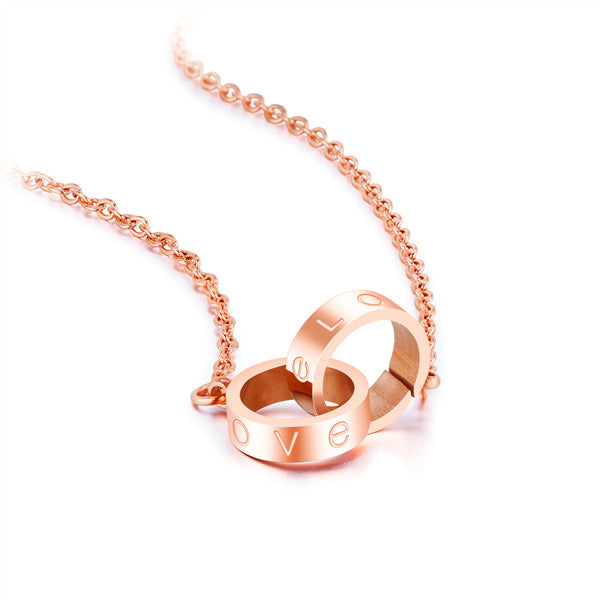 Interlocked Love Circle Necklace - Kay&P