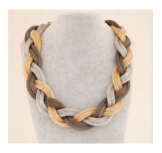 Woven Chain Necklace - Kay&P