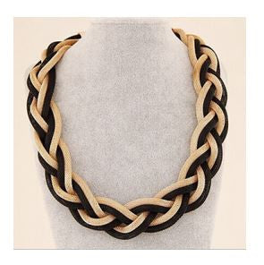 Woven Chain Necklace - Kay&P