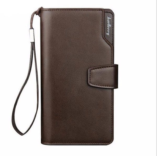 Mens Leather Long Wallet - Kay&P
