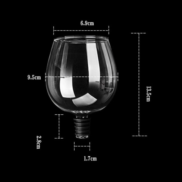 Wine Bottle Glass - Kay&P