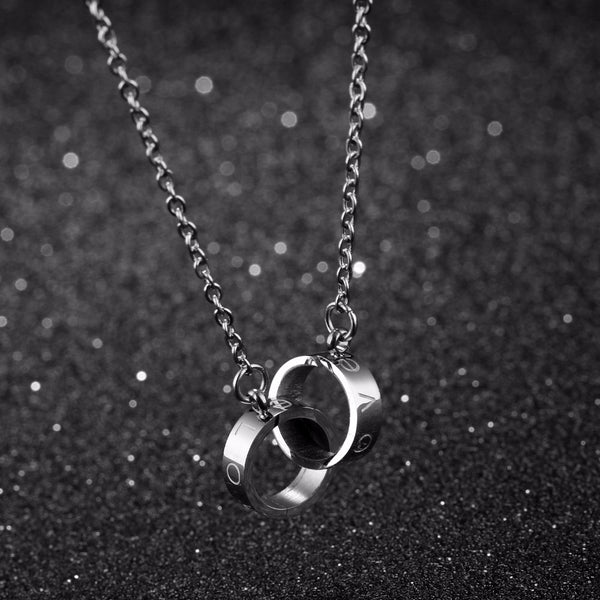 Interlocked Love Circle Necklace - Kay&P