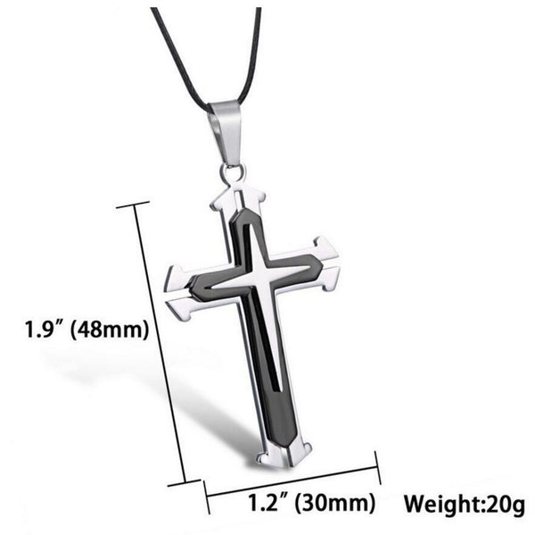 FREE Silver Accented Modern Cross - Kay&P