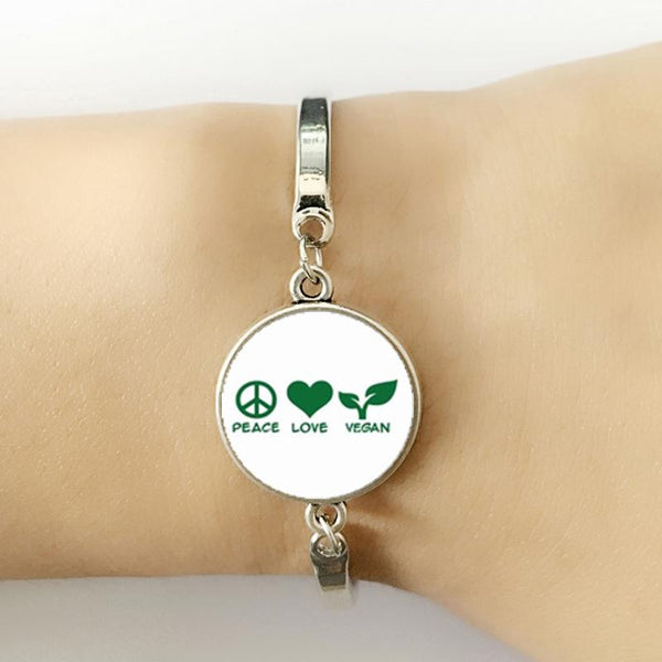 FREE Peace Love Vegan Bracelet - Kay&P