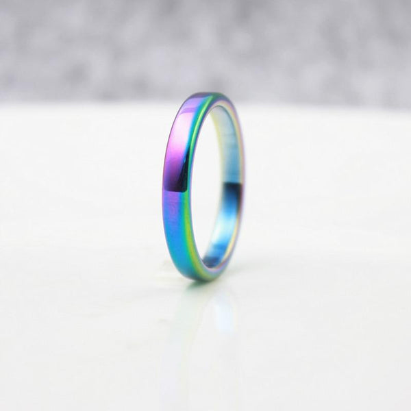 FREE Rainbow Titanium Style Slim Ring - Kay&P