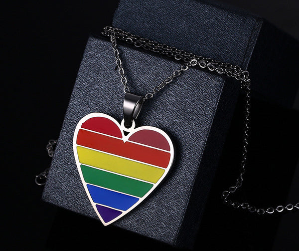 FREE Rainbow Heart necklace - Kay&P