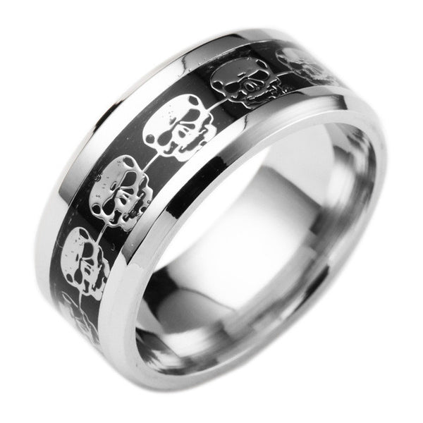 Stainless Steel Skull Ring - Kay&P
