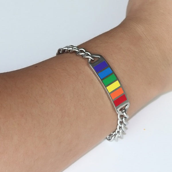 Stainless Steel Rainbow Chain Bracelet - Kay&P