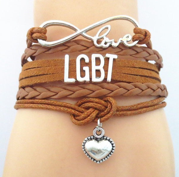LGBT Infinity Love Bracelet - Kay&P