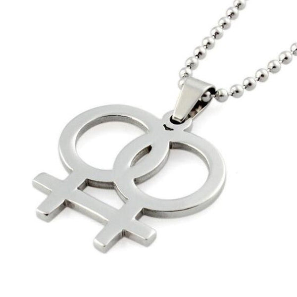 Stainless Steel Female-Female Necklace - Kay&P