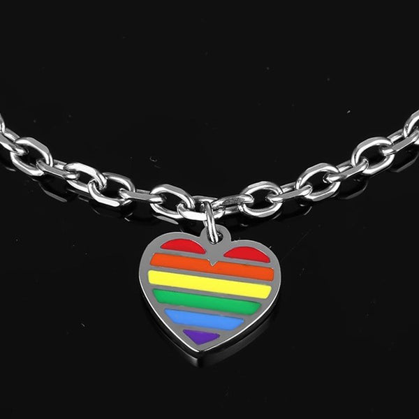 Love Heart Rainbow Bracelet - Kay&P