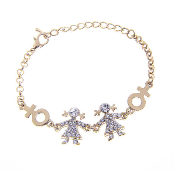 FREE Crystal Charm Bracelet Female-Female - Kay&P